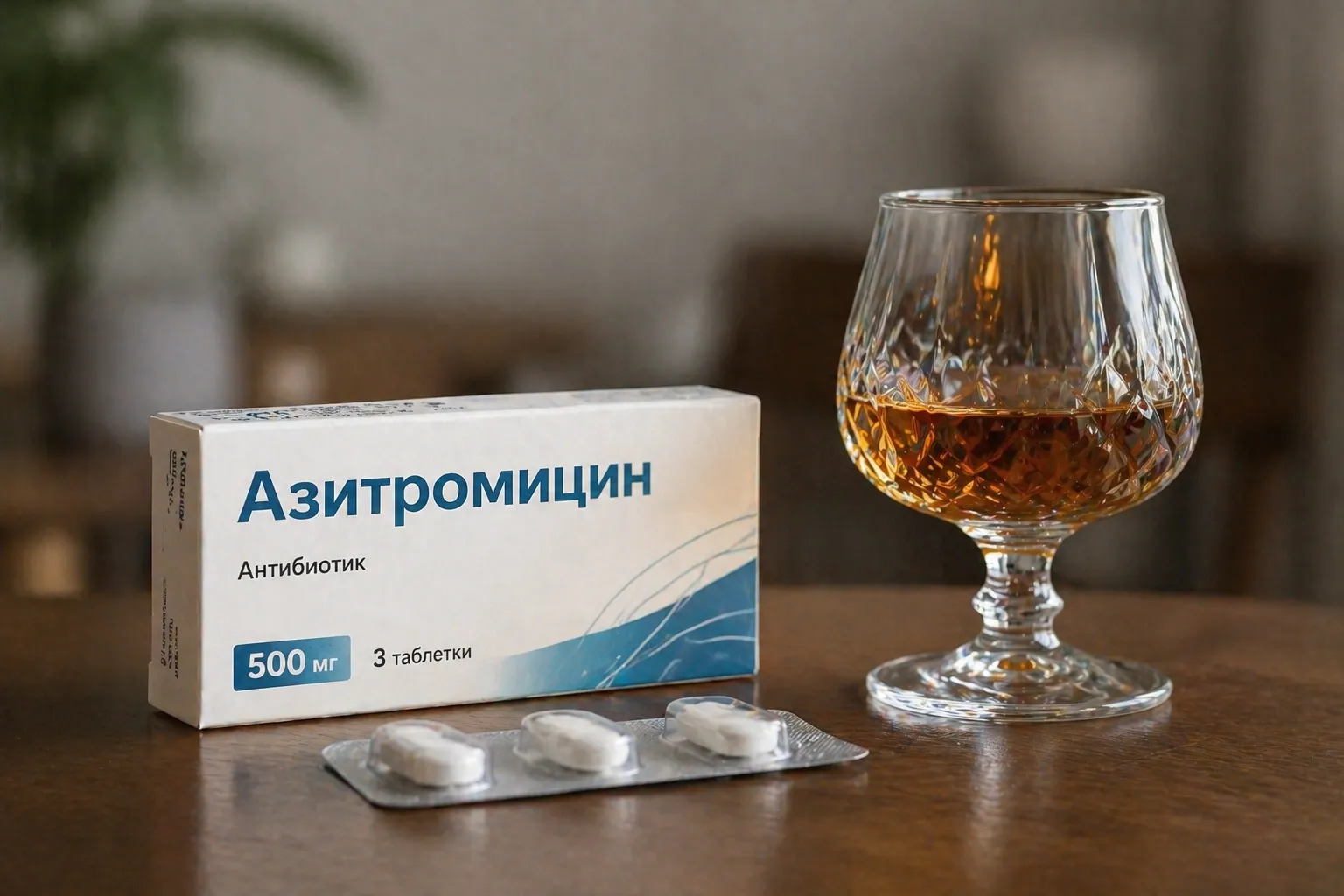 Азитромицин и алкоголь
